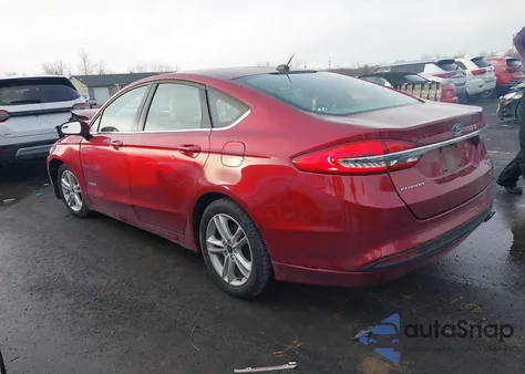 2018 Ford Fusion Hybrid Se z USA, uszkodzony, nr VIN 3FA6P0LU7JR208985